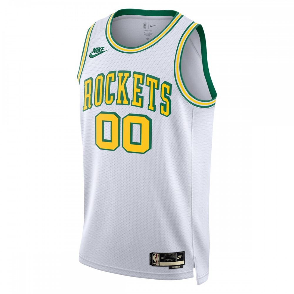 Houston Rockets Unisex 2022/23 Custom Swingman Jersey - Classic Edition - White-Pro Kit Vault | Brand New 26/27 Sports Jerseys